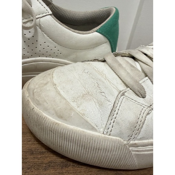 Dr. Scholl's Time Off Max Womens Shoes Sz 7 W Tennis White Leather Sneakers - Picture 8 of 11